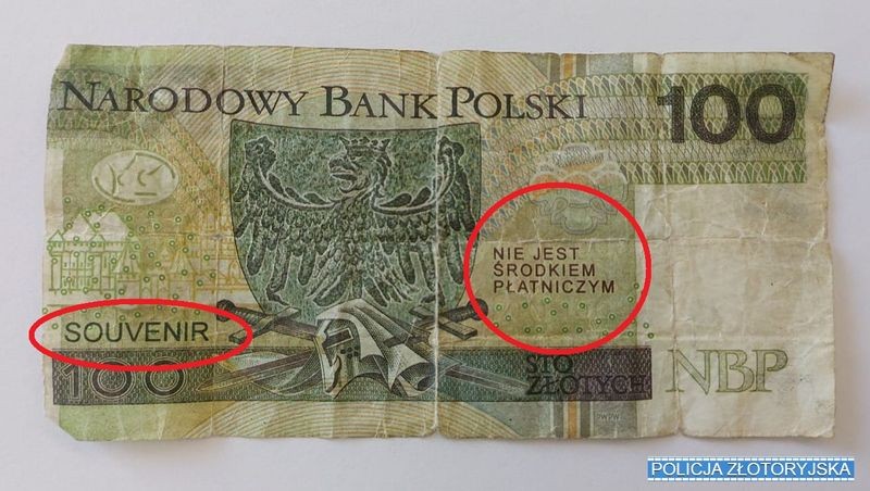 Chciał rozmienić banknot. Teraz grozi mu więzienie