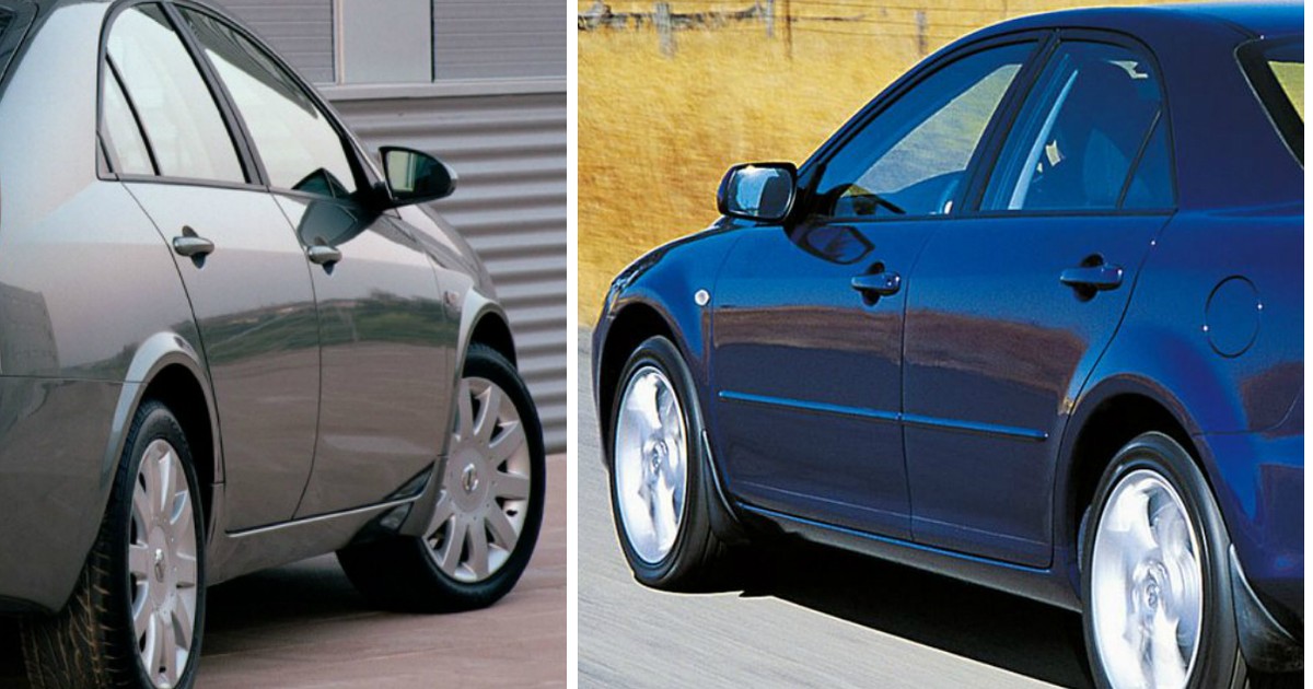Nissan Primera P12 vs. Mazda 6 I