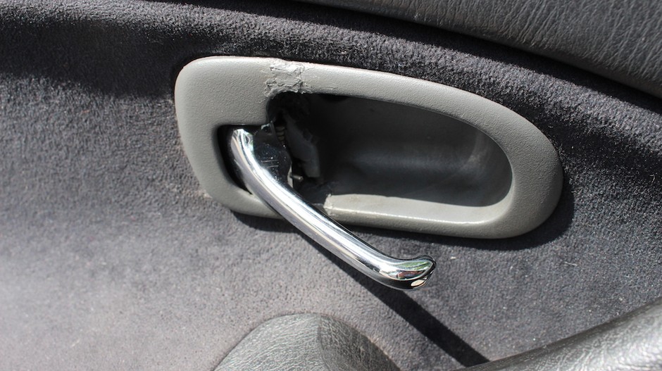 Honda z przekręconym licznikiem