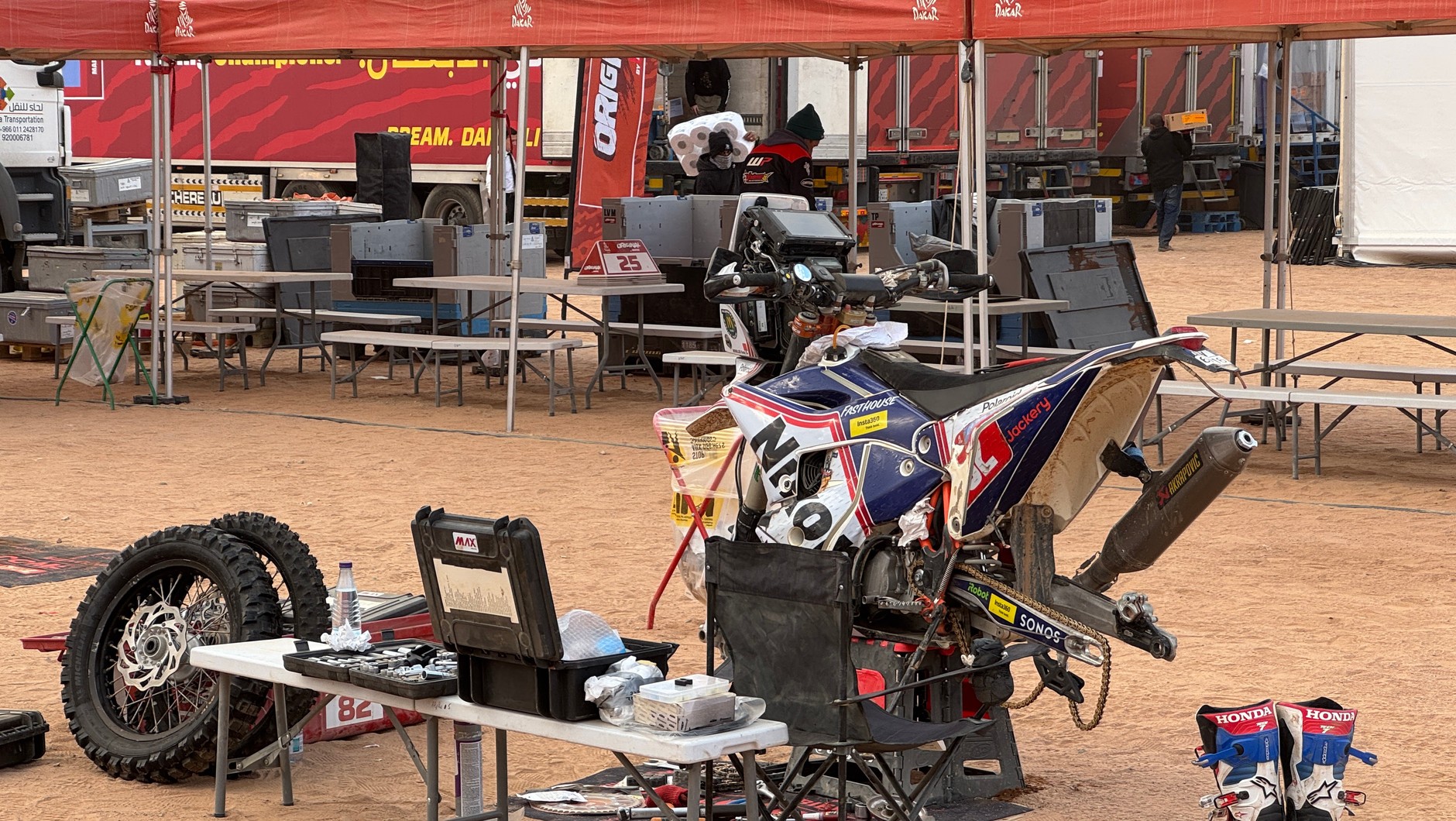 Biwak Rajd Dakar 2025