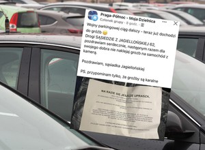 Znalazła na aucie kartkę od "życzliwego" sąsiada [ZDJĘCIE]