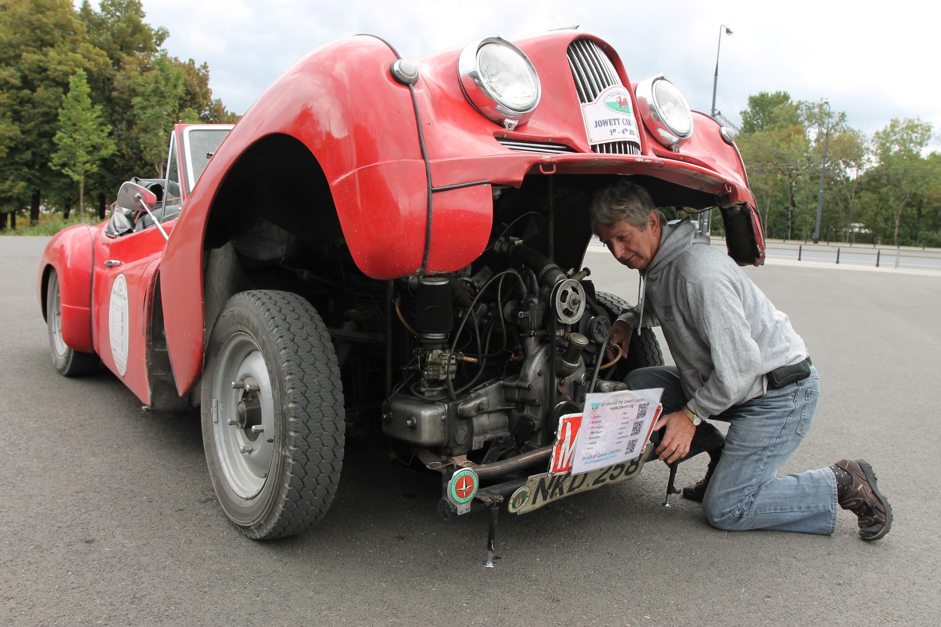 Jowett Jupiter dotarł do Warszawy