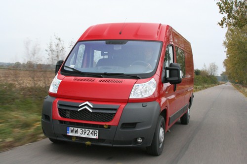Citroen Jumper szkoda go dla ekipy remontowej