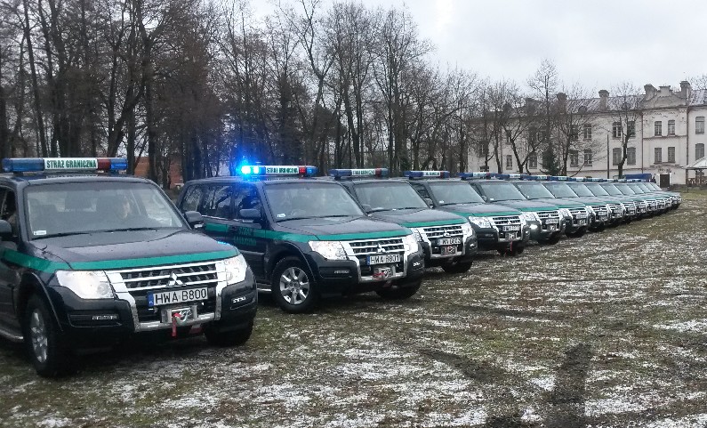 Mistubishi Pajero straży granicznej