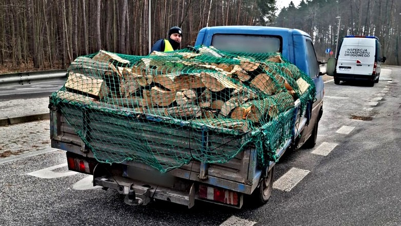 Przeciążony Volkswagen T4 zatrzymany przez inspektorów ITD