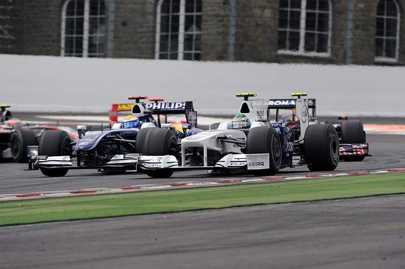 Grand Prix Belgii 2009: dwie gwiazdy wyścigu - Raikkonen i Fisichella (fotogaleria)