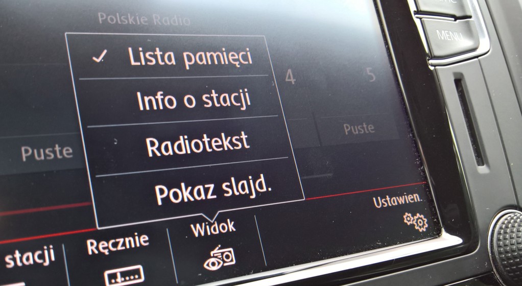 Opcje DAB - odbiornik Discover Media  Plus w VW Multivan