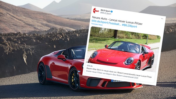 Robert Lewandowski ma nowe Porsche. Przyłapano go w wyjątkowym modelu