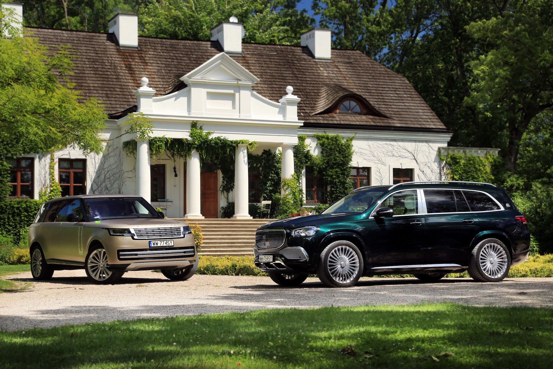 Range Rover LWB P530 First Edition i Mercedes-Maybach GLS 600