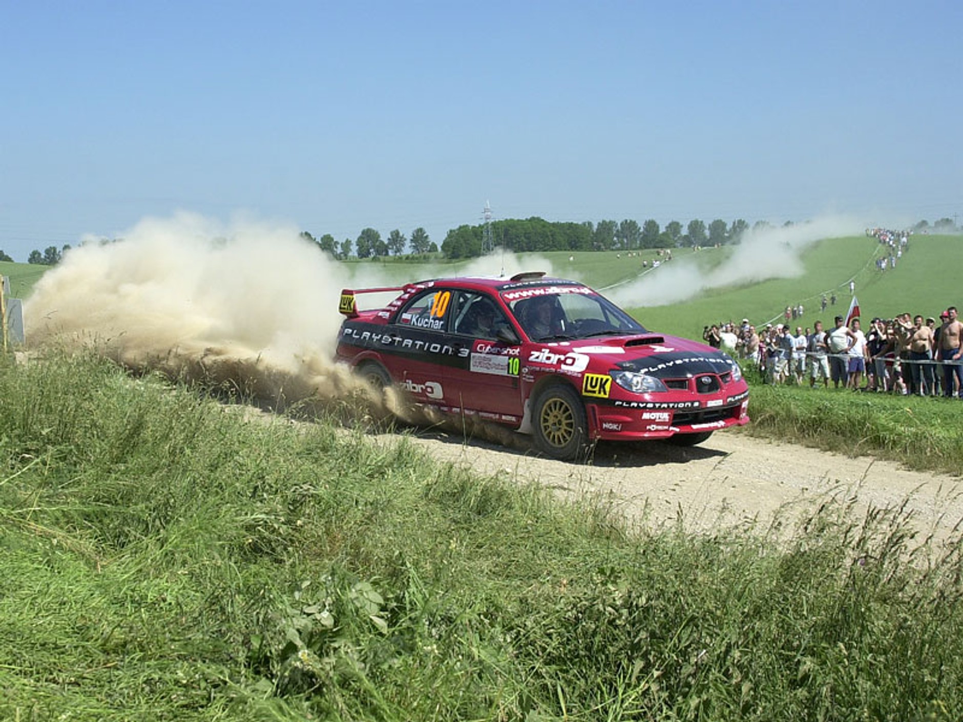 Rajd Polski 2007: wypadek Dudy, kurz i emocje (fotogaleria)