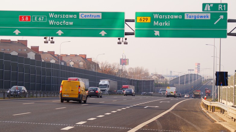 Odcinkowy pomiar prędkości na trasie S8 już działa