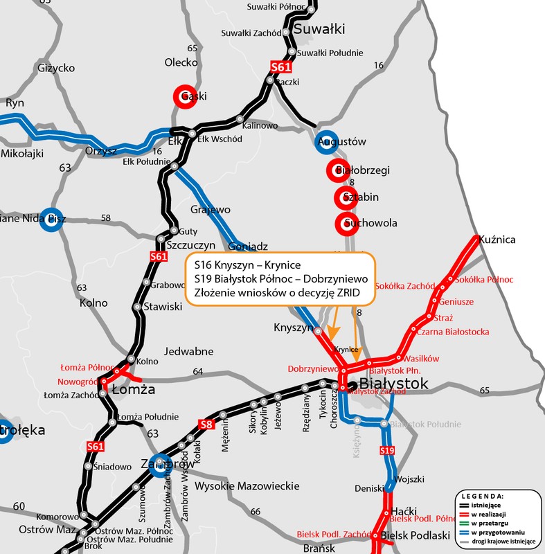 O krok bliżej do budowy odcinka S16 i S19 na Podlasiu