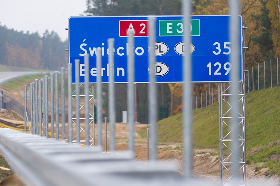 Autostradą A2 można dojechać aż do granicy z Niemcami