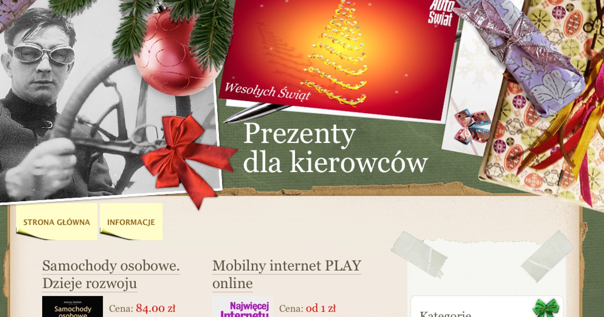 Prezenty - Dla kierowców, ich samochodów i nie tylko