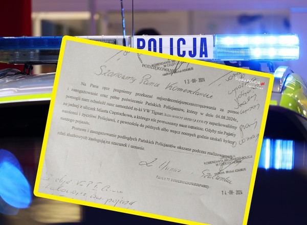 Poszli na mszę i... zgubili samochód. Policjanci szukali go po mieście