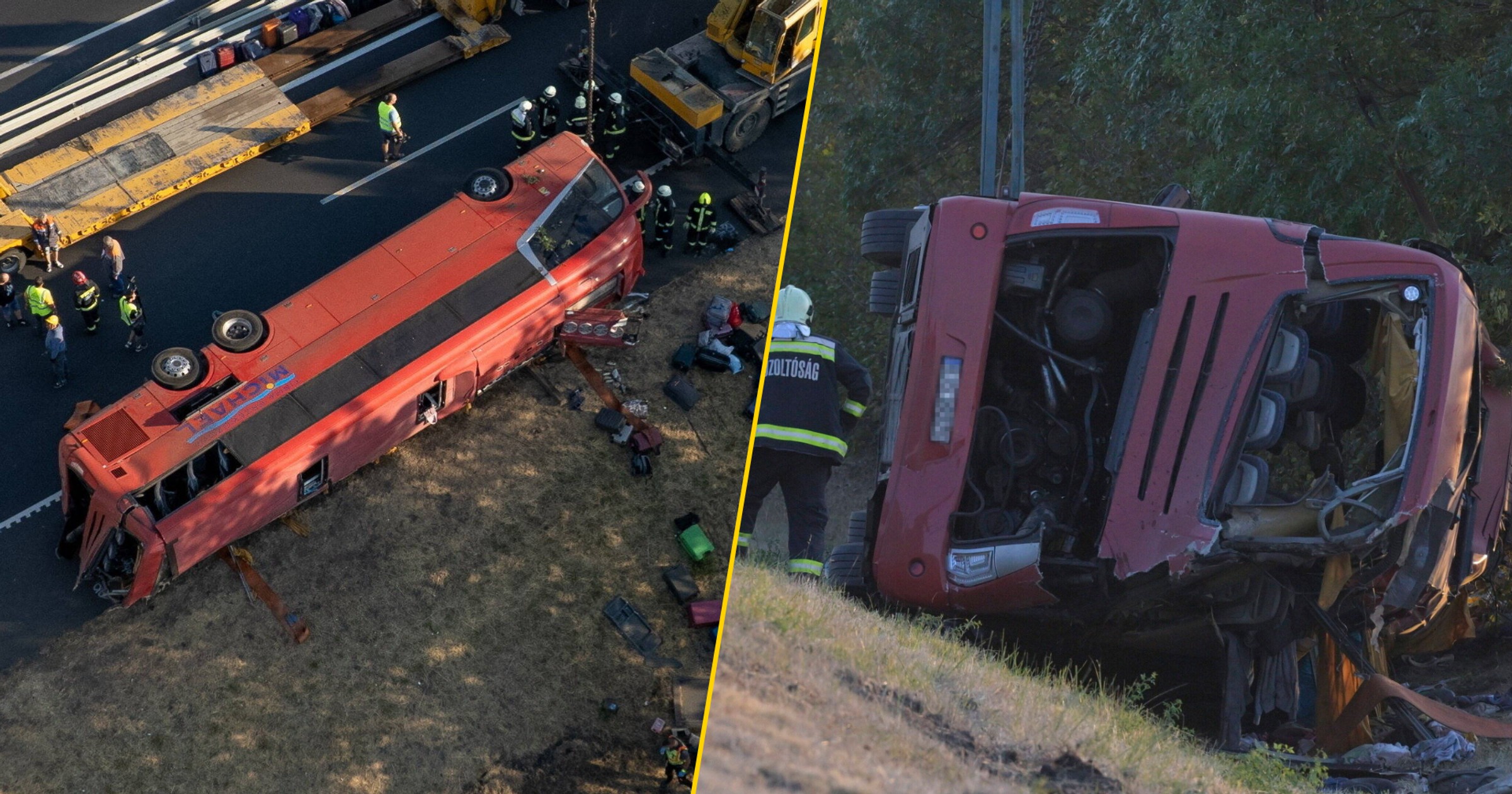 Wypadek polskiego autokaru na Węgrzech