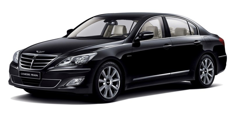 Hyundai Genesis ubiera się u Prady