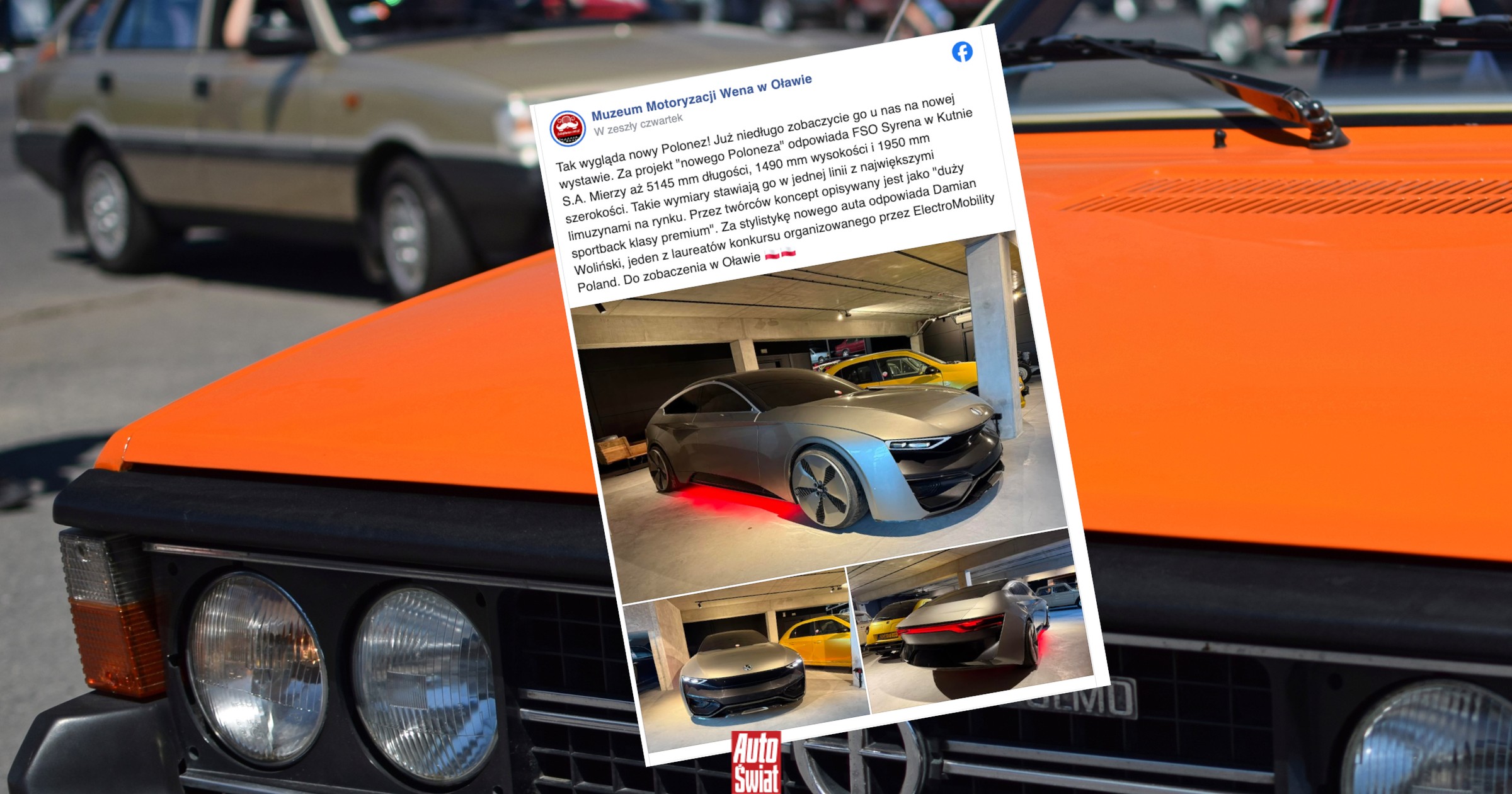 Nowy Polonez powraca. Koncept pojawi się w muzeum w Oławie