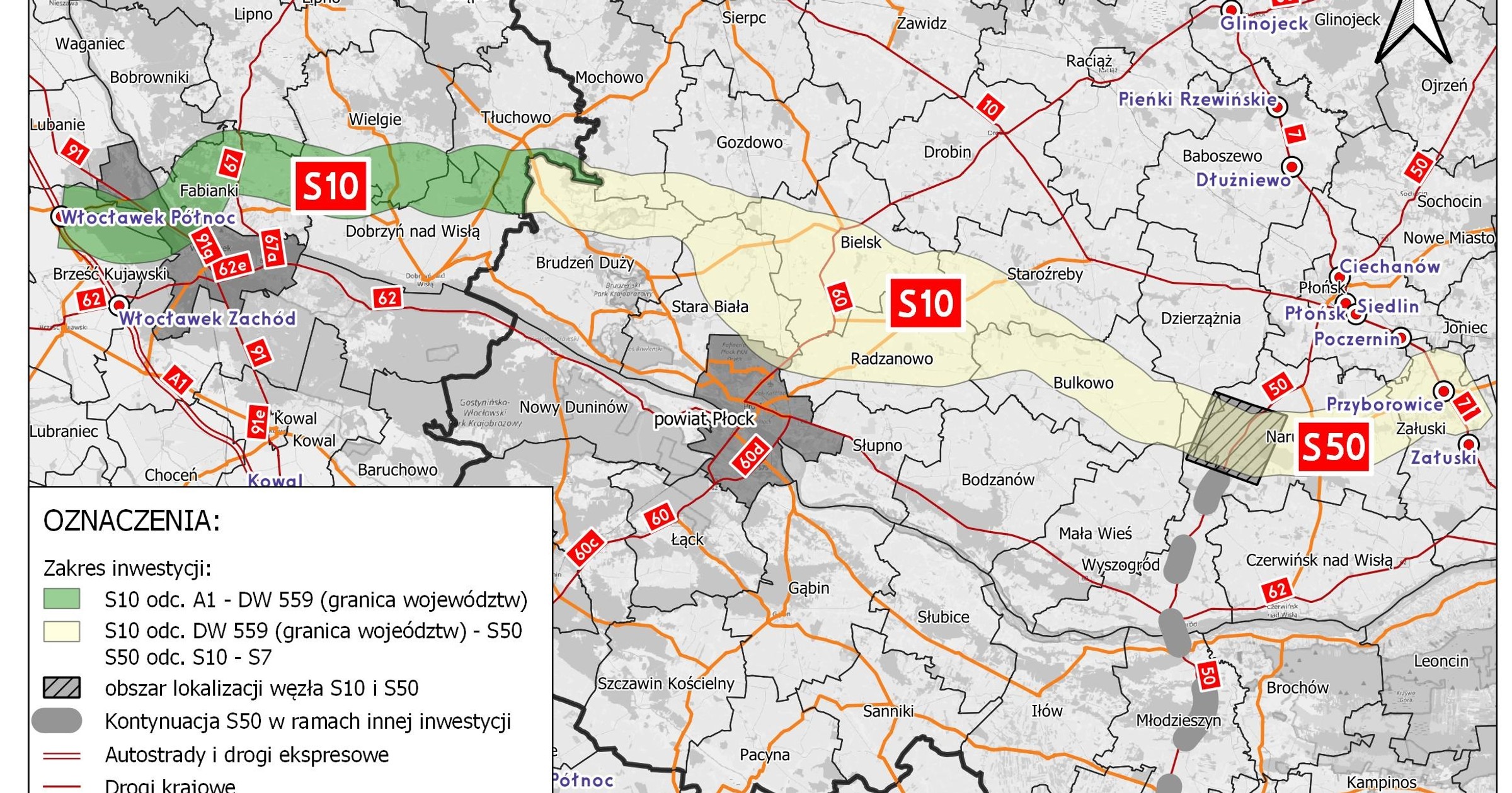 GDDKiA poznała wykonawcę dokumentacji przygotowawczej dla dróg S10 i odcinka S50