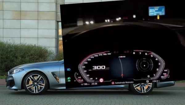 Kolejny pirat drogowy w BMW jeździ po autostradzie 300 km/h. Kolejny "szybki, ale bezpieczny"?