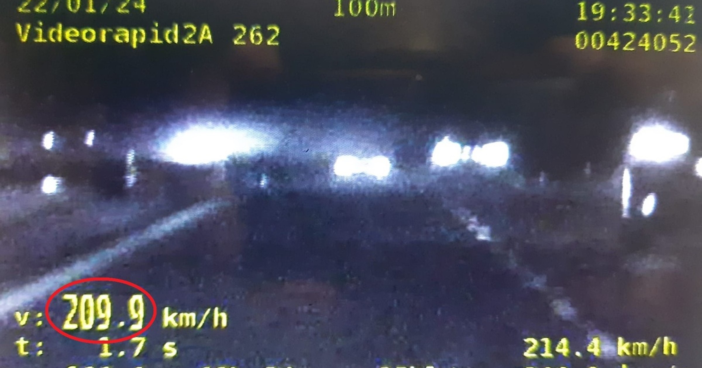 Kierowca porsche złapany na rażącym przekroczeniu prędkości