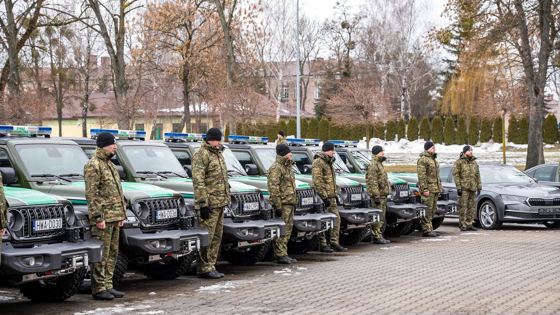 Nowe samochody Straży Granicznej