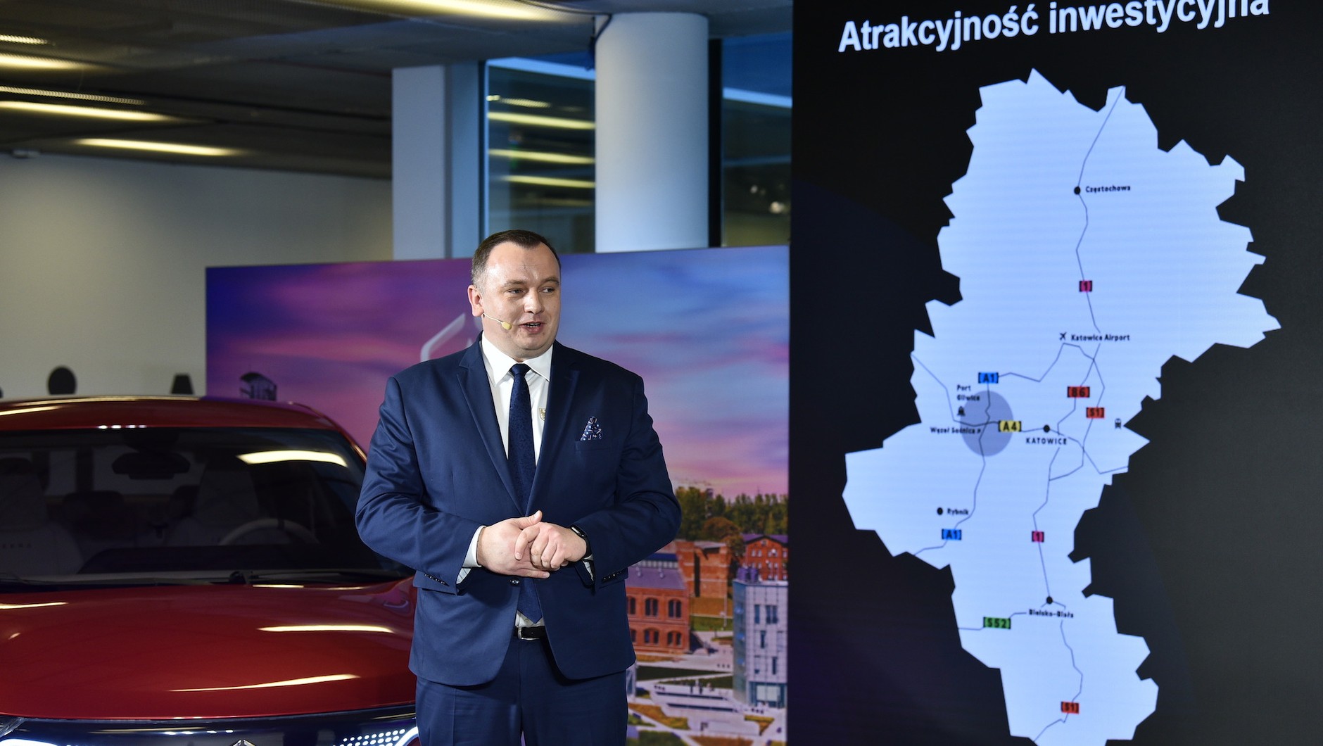 Zdjęcie z ogłoszenia lokalizacji fabryki. Budowa wciąż nie ruszyła