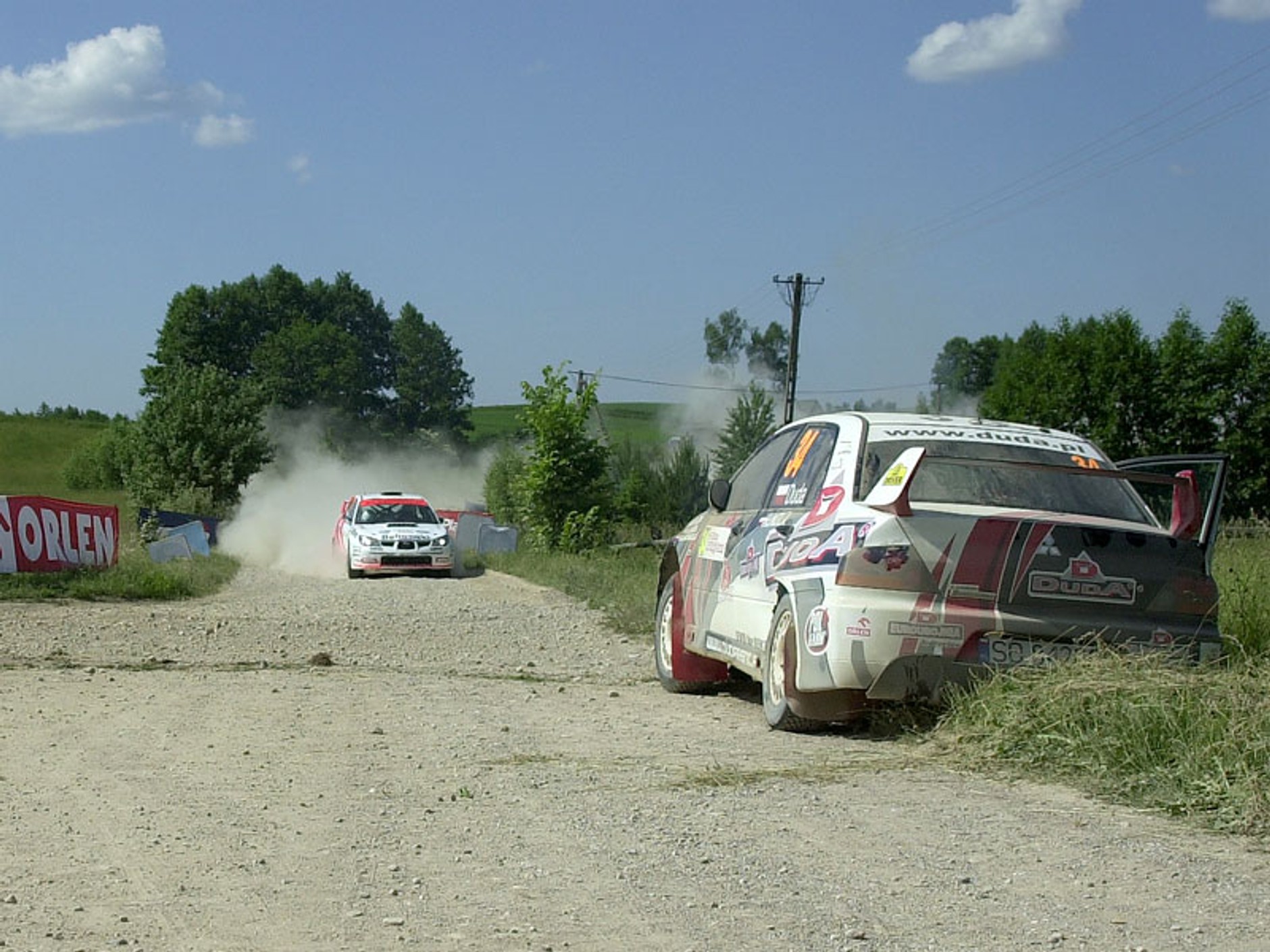 Rajd Polski 2007: wypadek Dudy, kurz i emocje (fotogaleria)