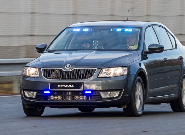 Jak rozpoznać nowe Octavie czeskiej policji?