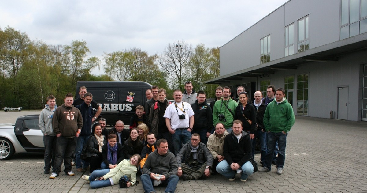 Wycieczka klubowiczów Stowarzyszenia smart klub polska do fabryki smarta w Hambach, BRABUS'a i na targi w Lipsku.