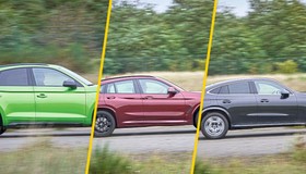 Audi Q5 Sportback kontra BMW X4 i Mercedes GLC Coupe