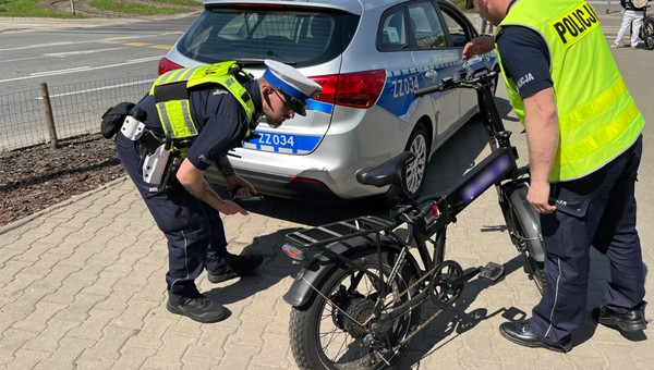 Takich kontroli rowerów jeszcze nie było. Rowerzyści dostają zakazy dalszej jazdy