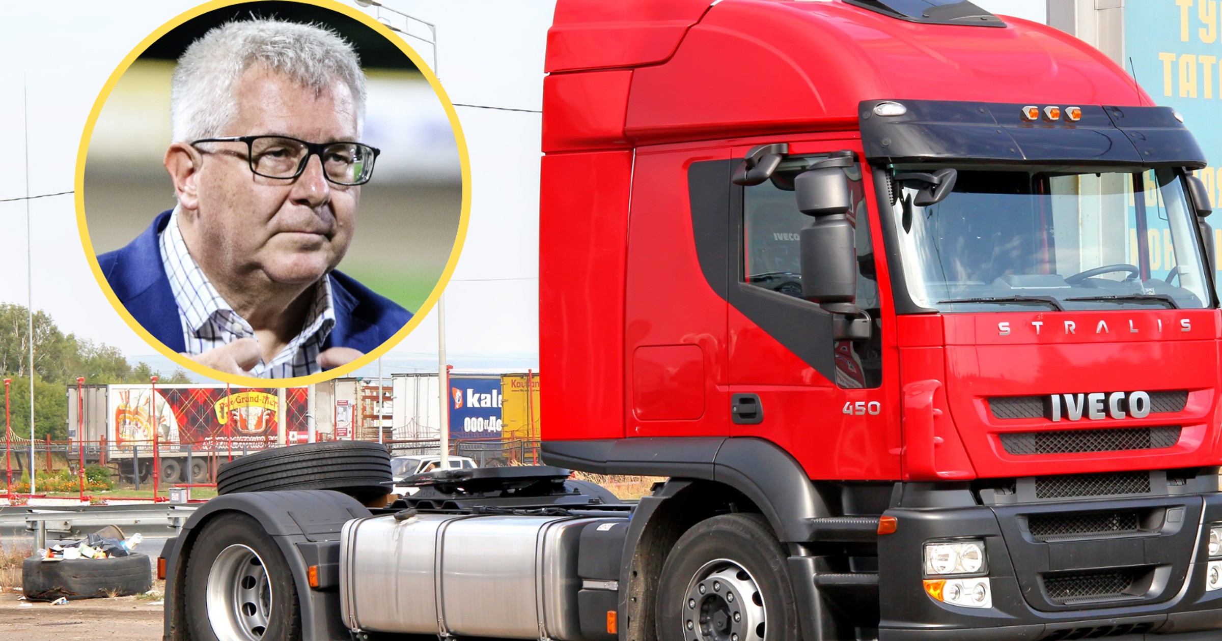 Ryszard Czarnecki miał m.in. jeździć ciągnikiem siodłowym Iveco Stralis. Zdjęcie ilustracyjne