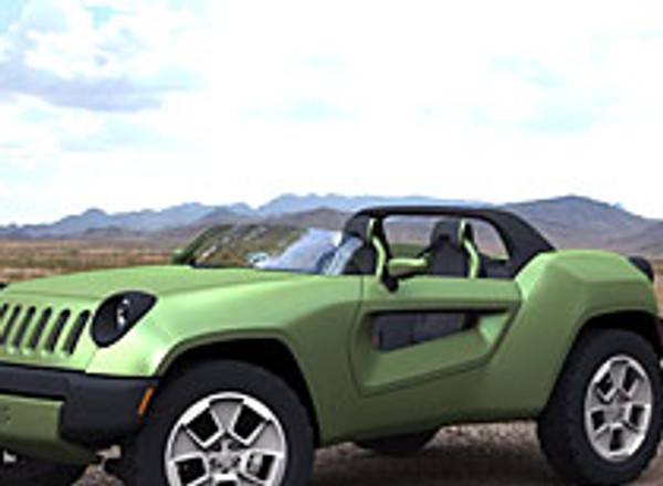 Detroit 2008: Jeep Renegade Concept – minimalistyczny roadster do terenu