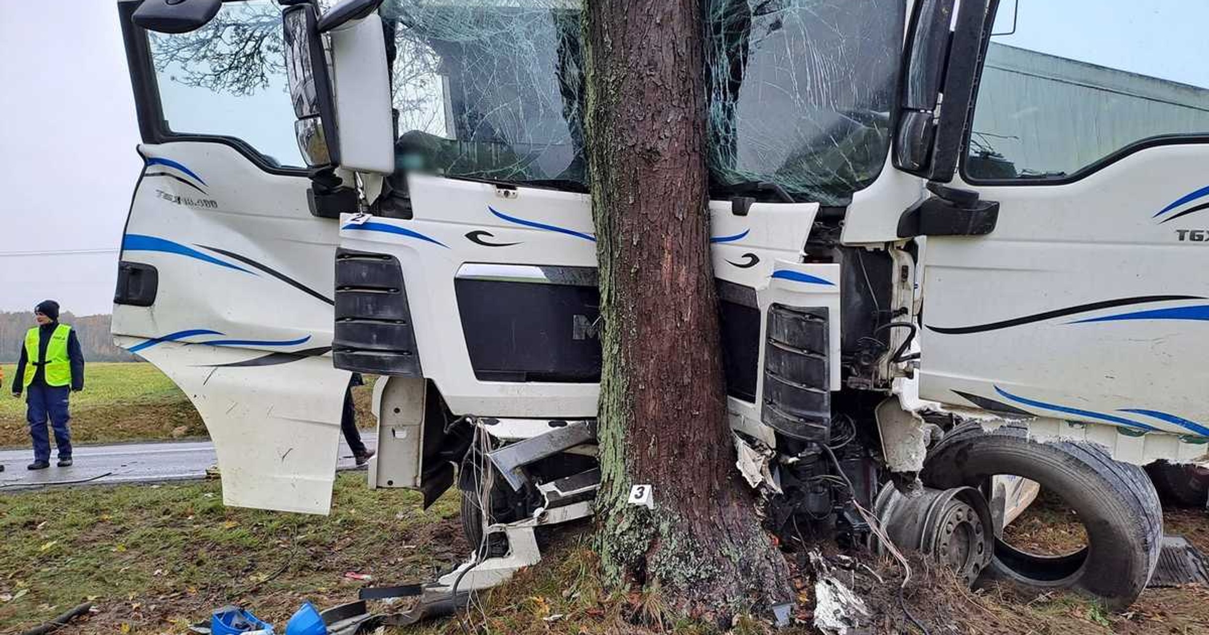 Śmiertelny wypadek na DK 74 w Liśnik Duży Kolonia
