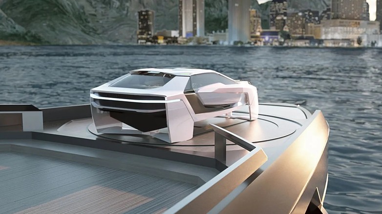 Elektryczna łódź CentrostileDesign Future-E