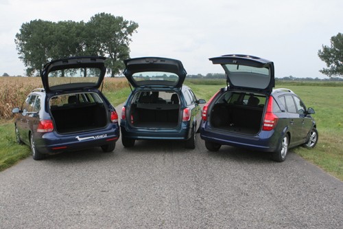 Opel Astra, Kia Ceed, Volkswagen Golf - Pakowne i szybkie kombinowanie