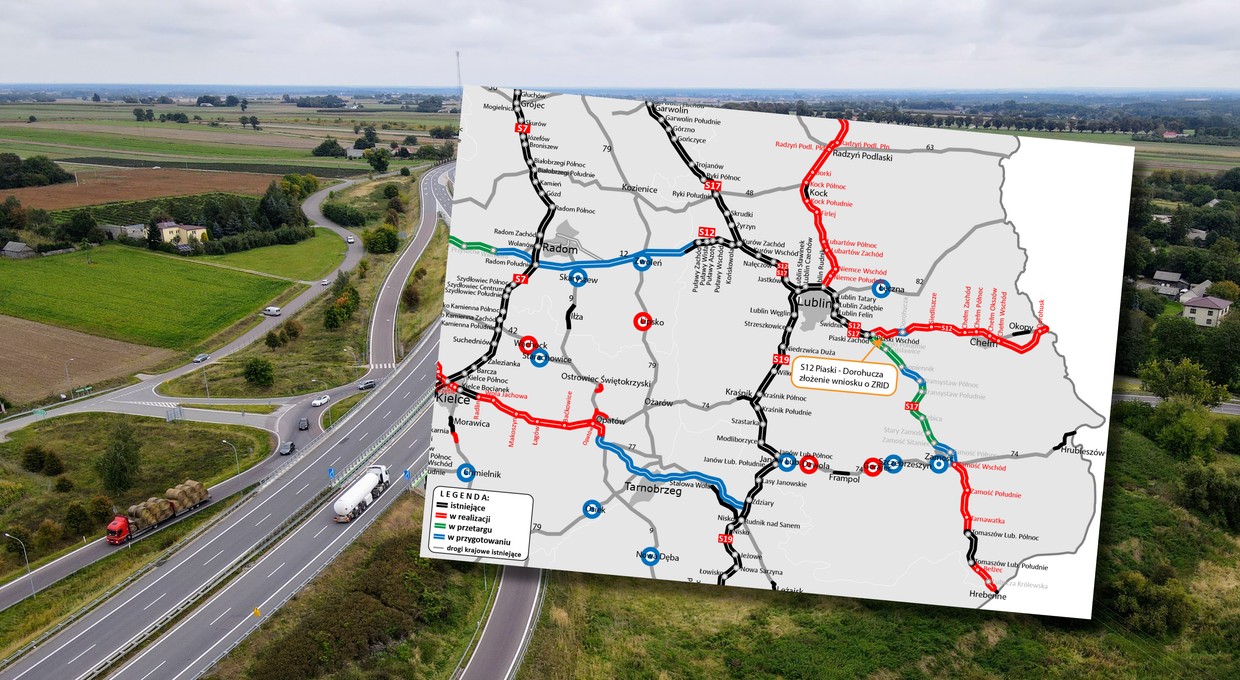 Droga S12 z kolejnym odcinkiem. Poprawi infrastrukturę pod Lublinem