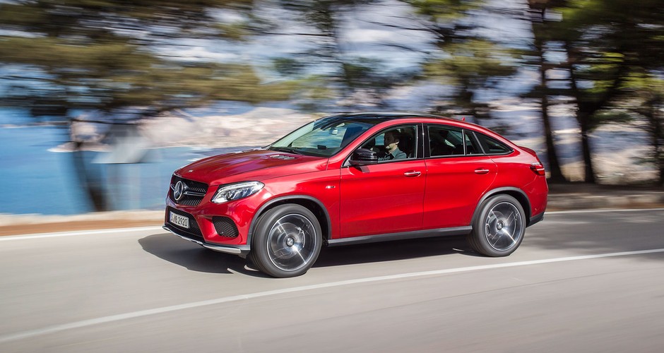 Mercedes GLE Coupé broń na BMW