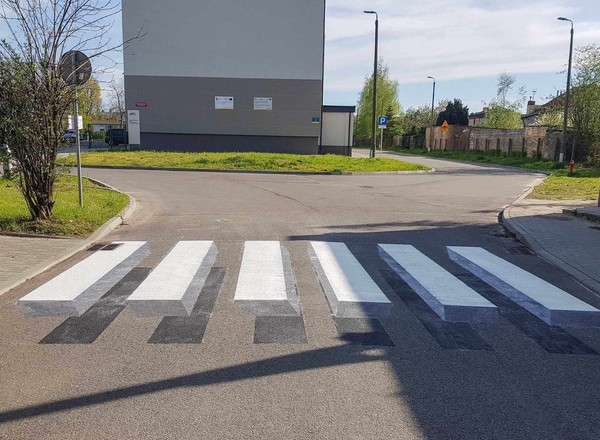 Następne trójwymiarowe przejście dla pieszych w Polsce