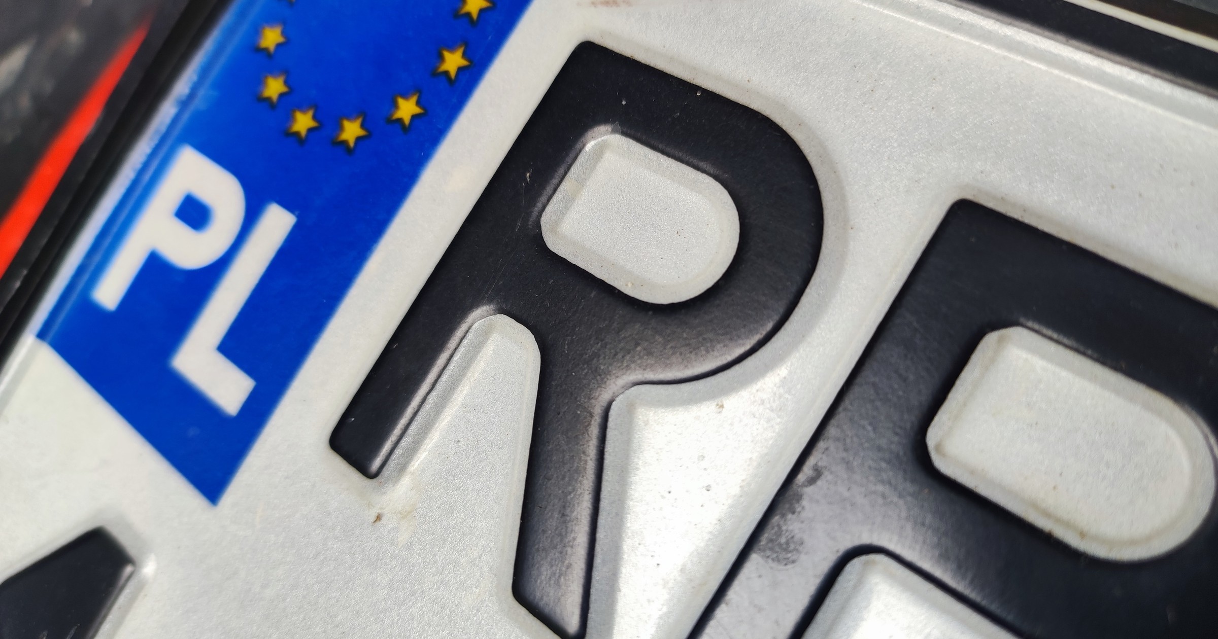 Polska tablica rejestracyjna
