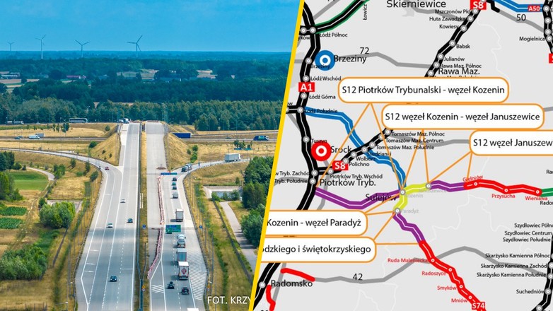 Ważne decyzje dla dróg S74 i S12