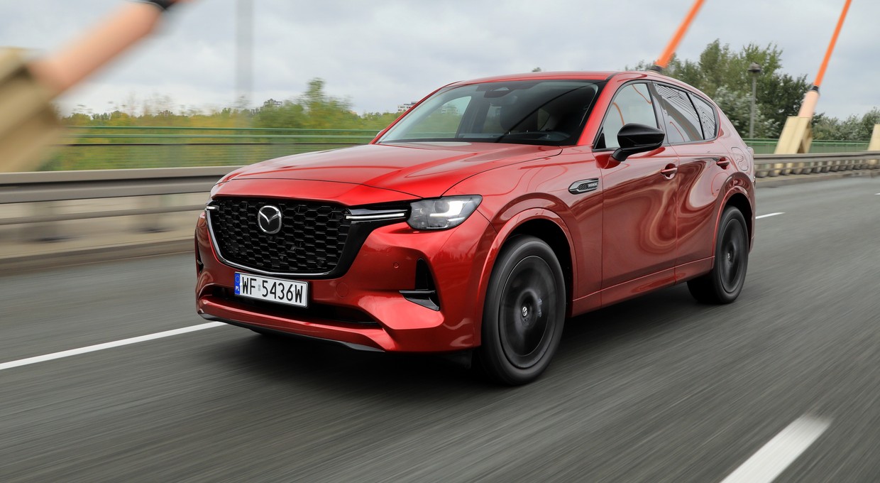 Oszczędna w mieście, szybka na trasie. Pierwszy test nowej Mazdy CX-60 2.5 PHEV