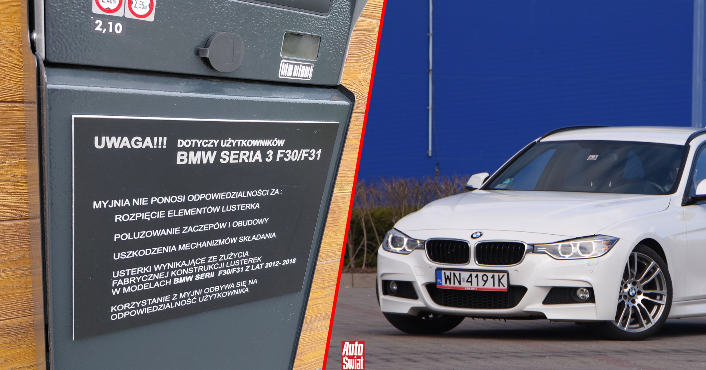 Mycie BMW na myjni automatycznej tylko na własne ryzyko? "Zdarzają się problemy"