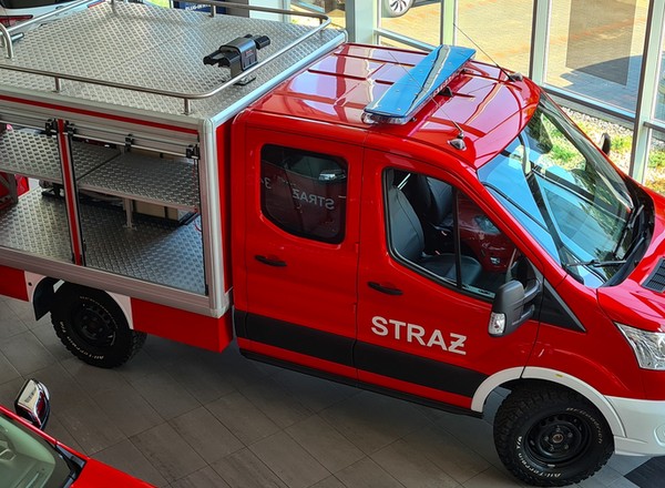 Tak wygląda Ford Transit ze specjalistyczną zabudową dla straży pożarnej