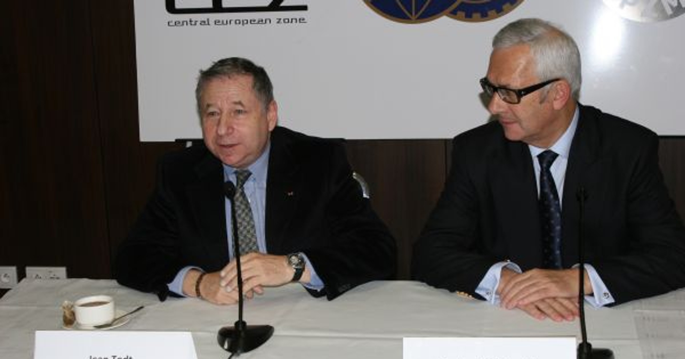 Jean Todt podczas konferencji w Krakowie