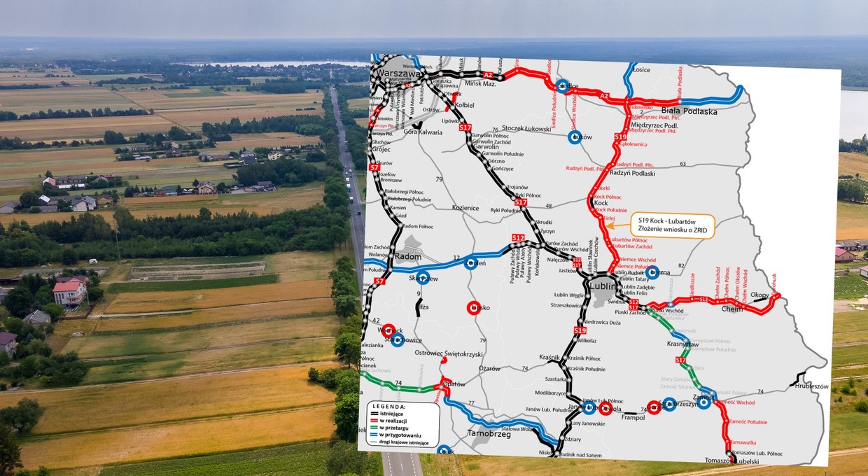 Droga S19 Via Carpatia wydłuży się o kolejne kilometry. Wykonawca złożył już odpowiedni wniosek [MAPA]