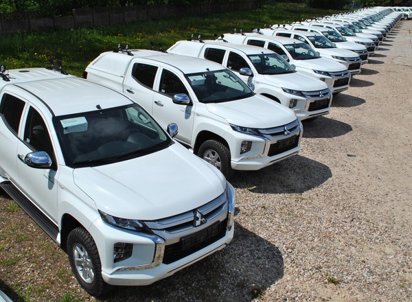 130 nowych Mitsubishi L200 dla Straży Ochrony Kolei
