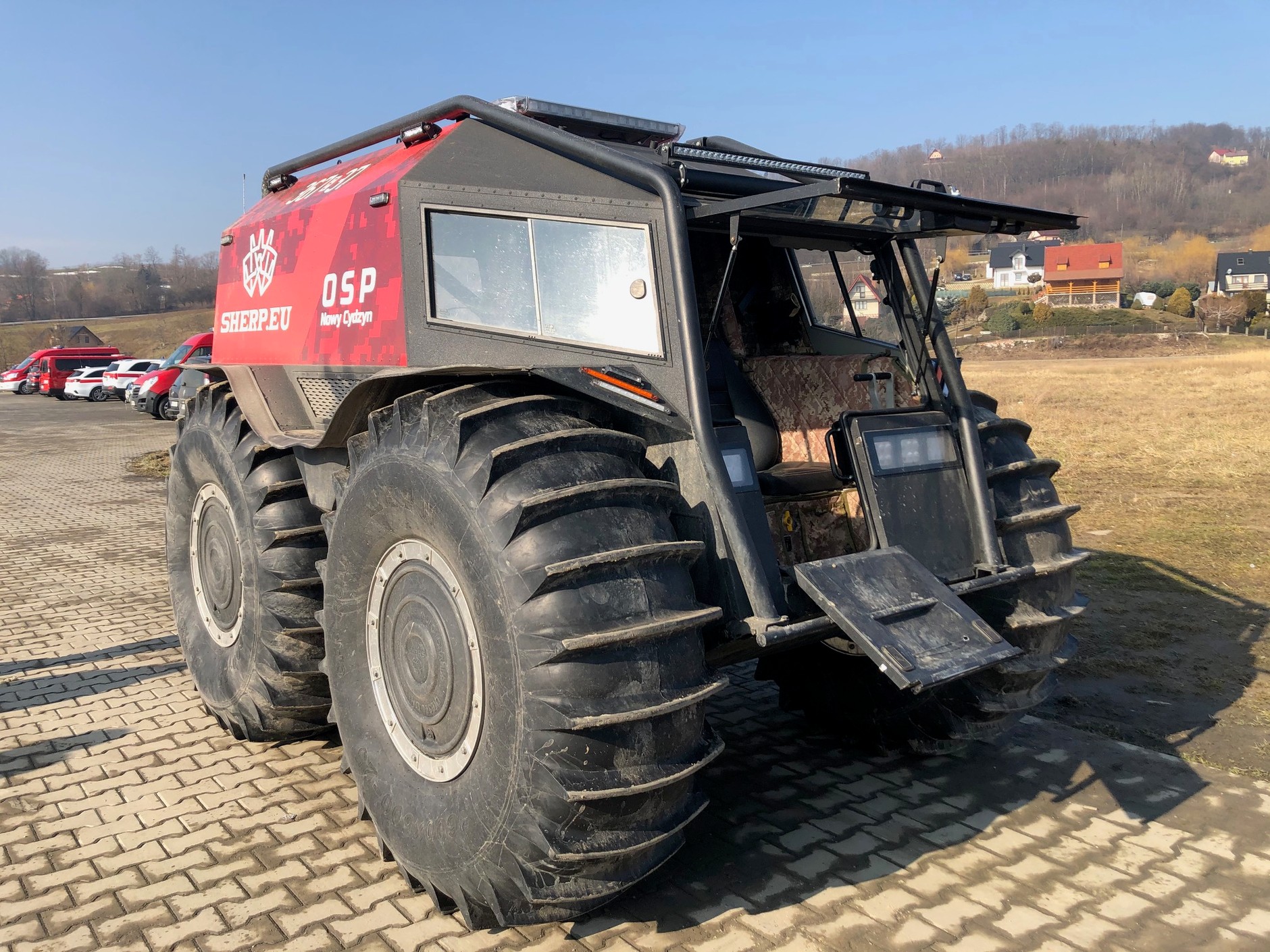 Pojazd strażacki Sherp OSP Nowy Cydzyn