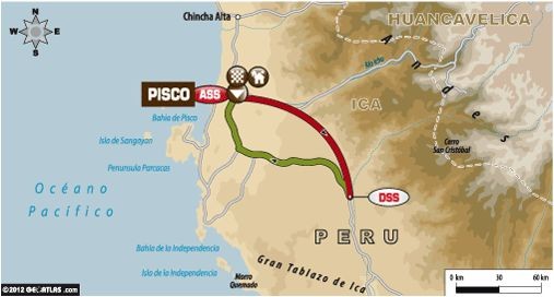 Dakar 2013: Hołowczyc zawiedziony, Sainz utknął na wydmach (2. etap, wyniki, galeria)